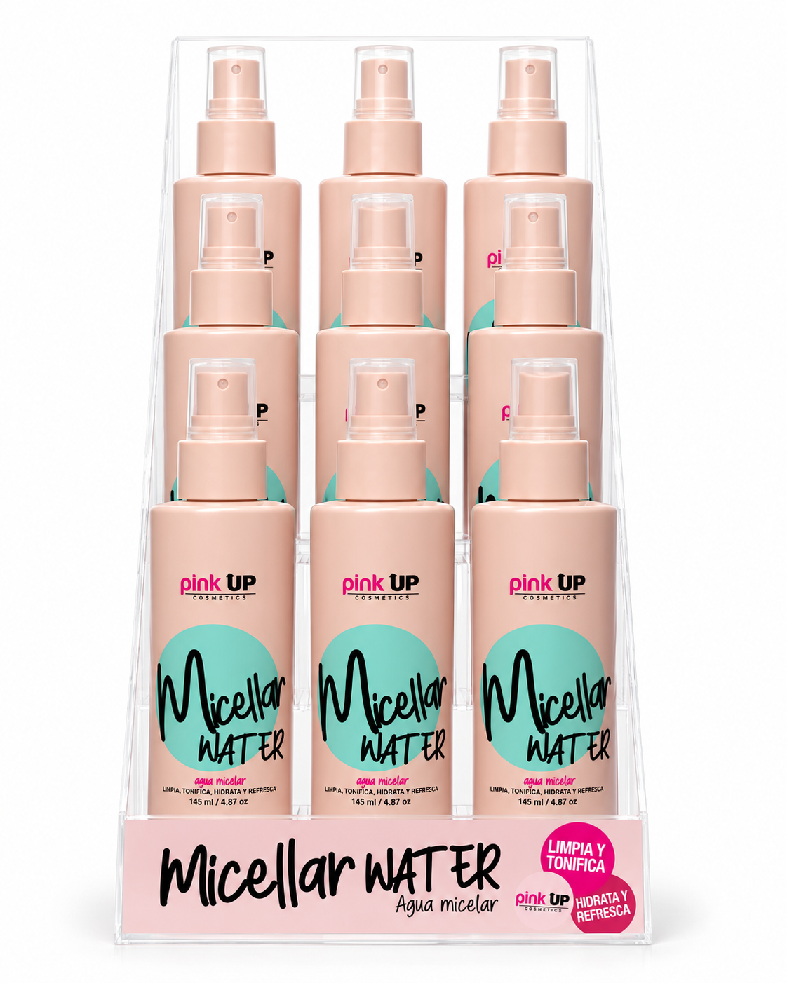 DISPLAY MICELLAR WATER | PINK UP