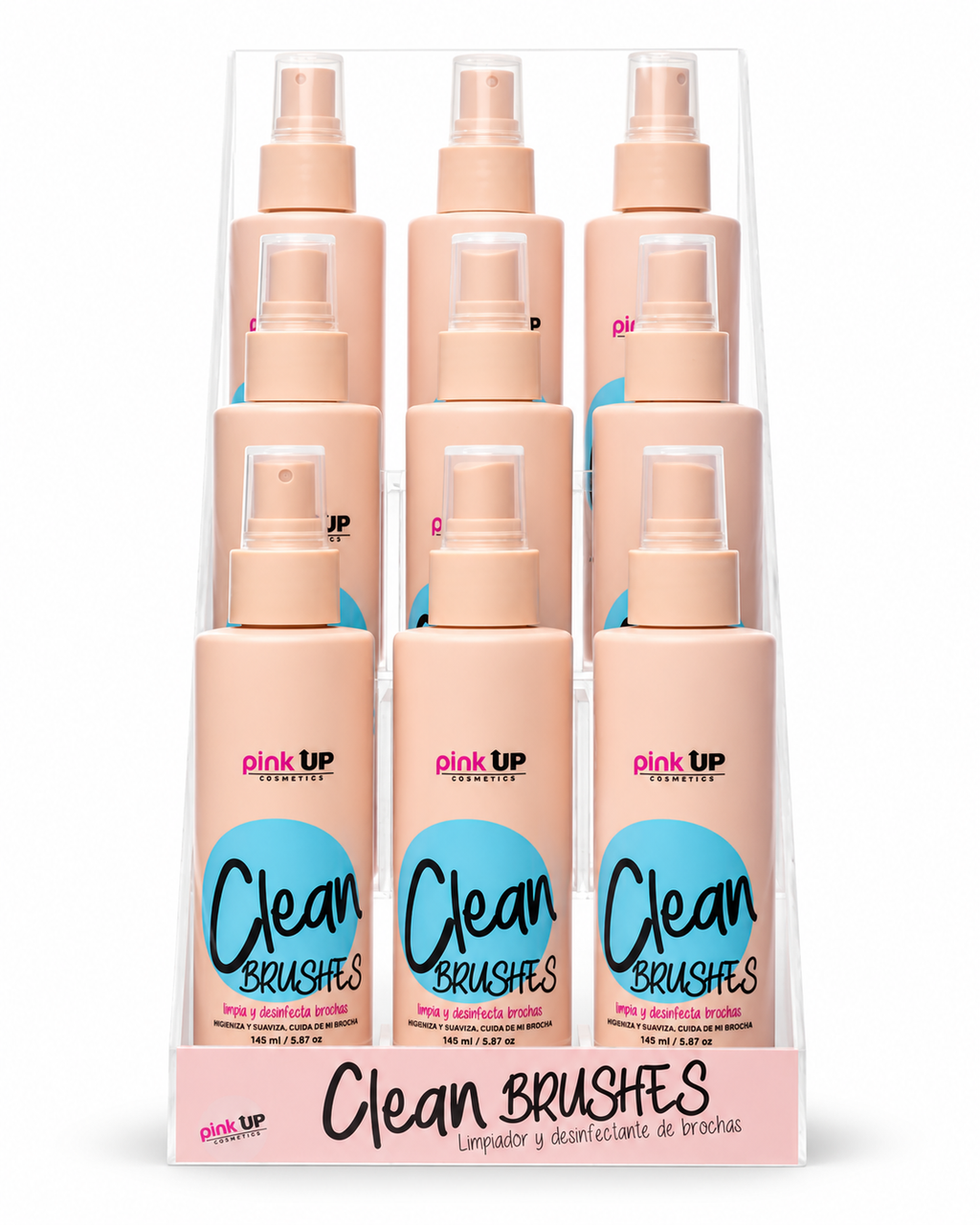 DISPLAY CLEAN BRUSHES | PINK UP