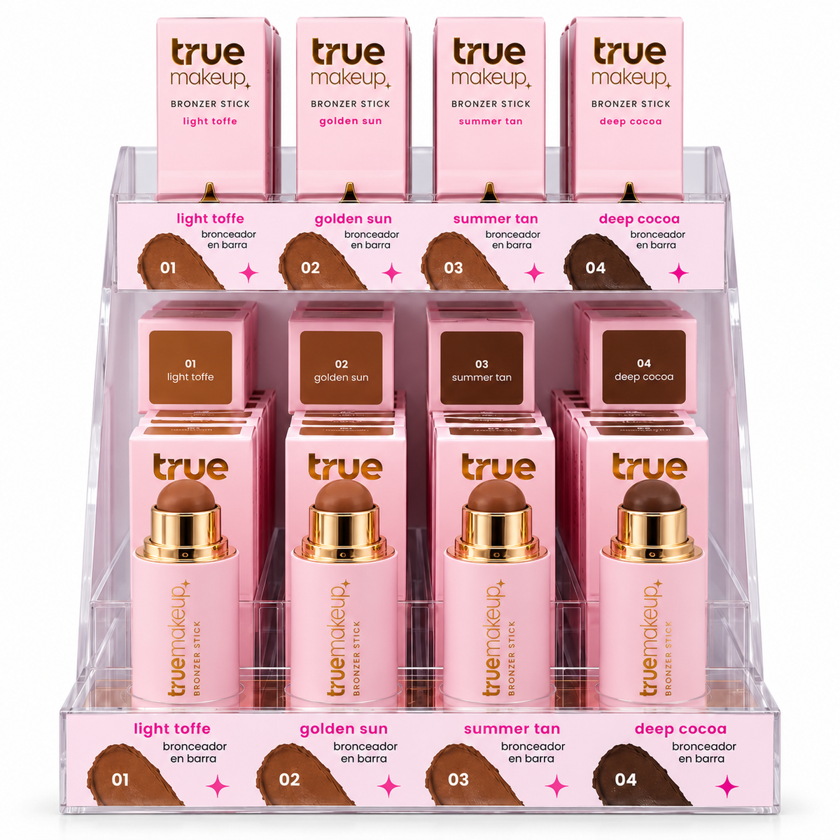 EXHIBIDOR BRONZER STICK | TRUE MAKEUP