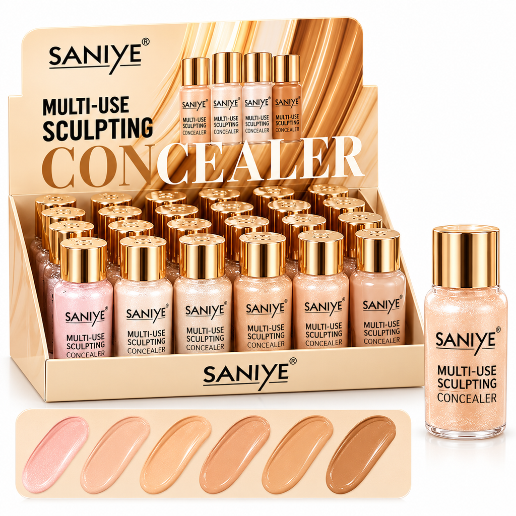 Corrector Líquido R1186 (24 Piezas) tonos surtidos - SANIYE