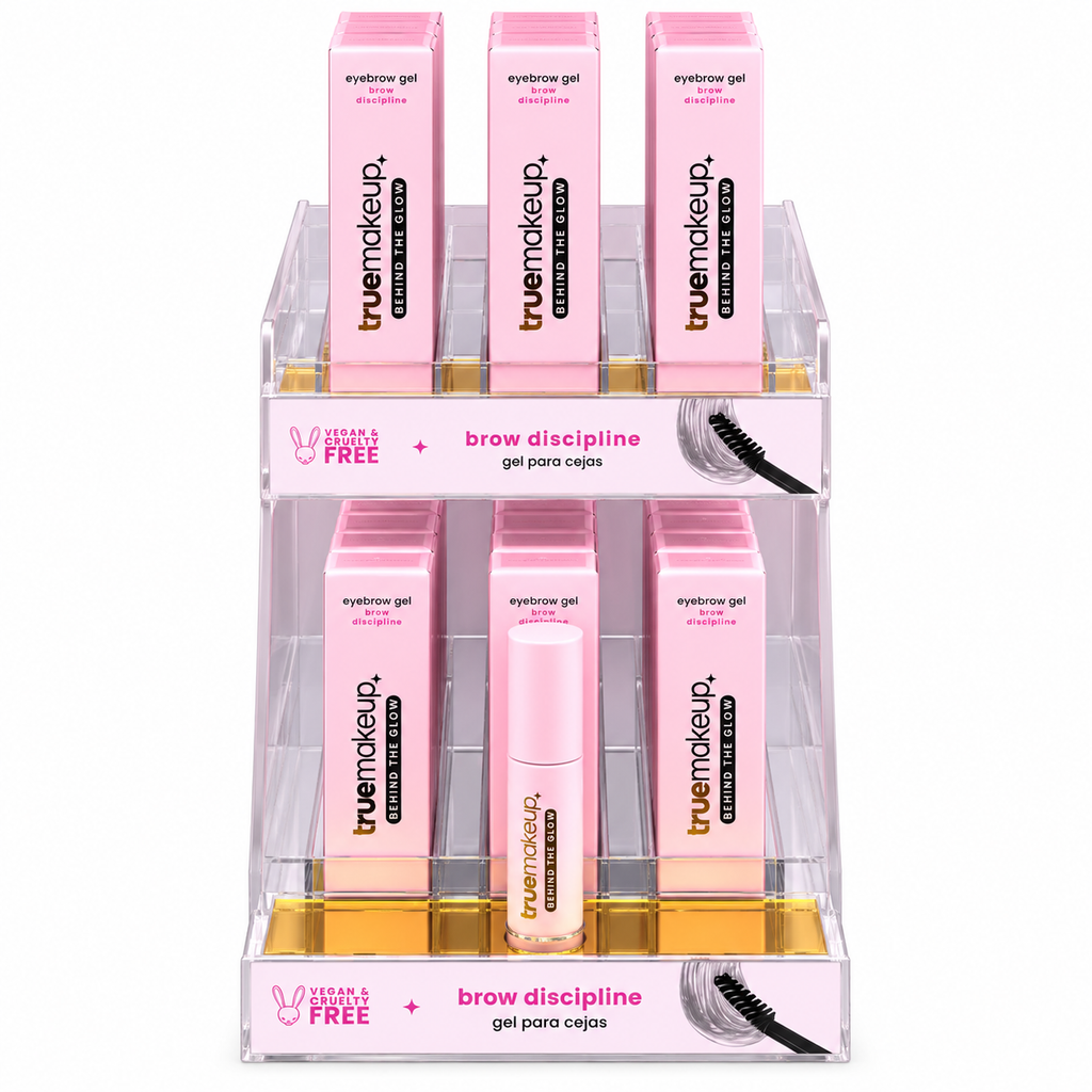 EXHIBIDOR GEL FIJADOR DE CEJAS | TRUE MAKEUP