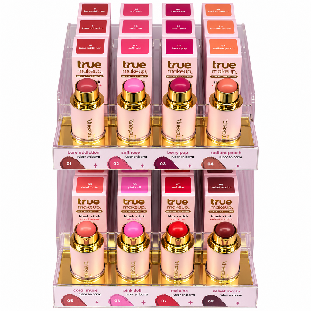 EXHIBIDOR BLUSH STICKS | TRUE MAKEUP