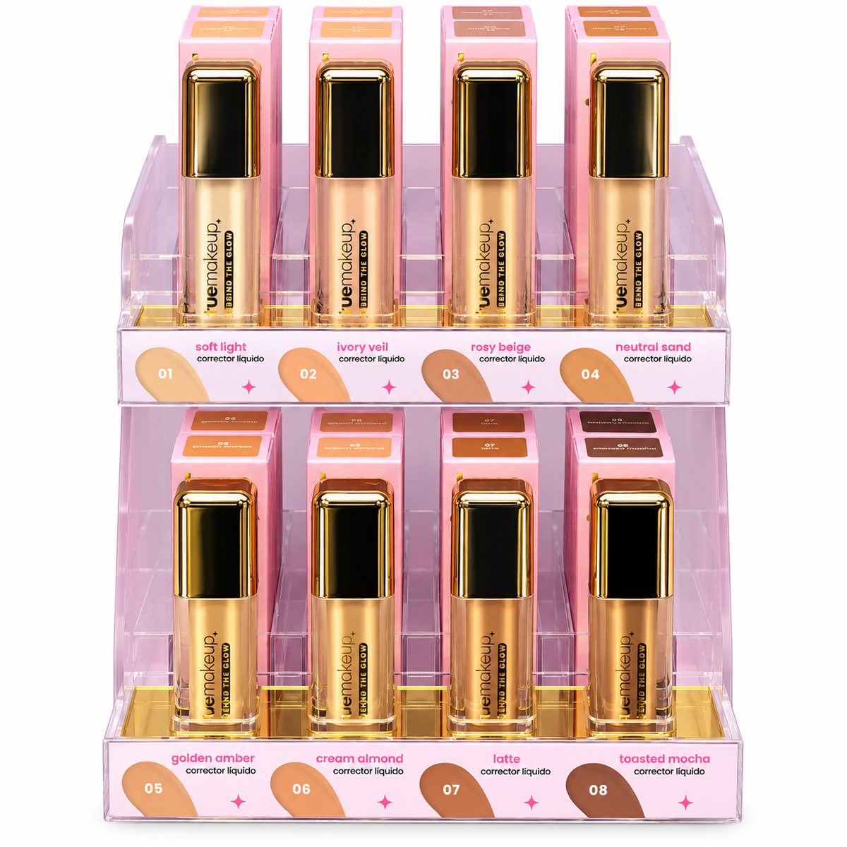 EXHIBIDOR CORRECTOR LIQUIDO | TRUE MAKEUP