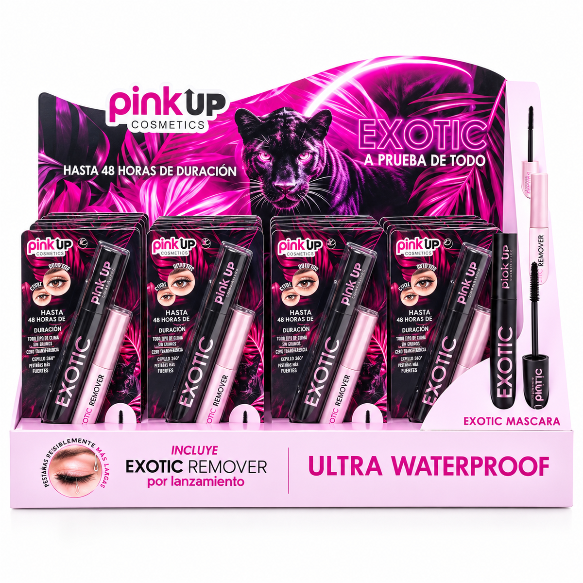 ***PREORDEN*** EXHIBIDOR EXOTIC COMBO 36 PIEZAS - PINK UP