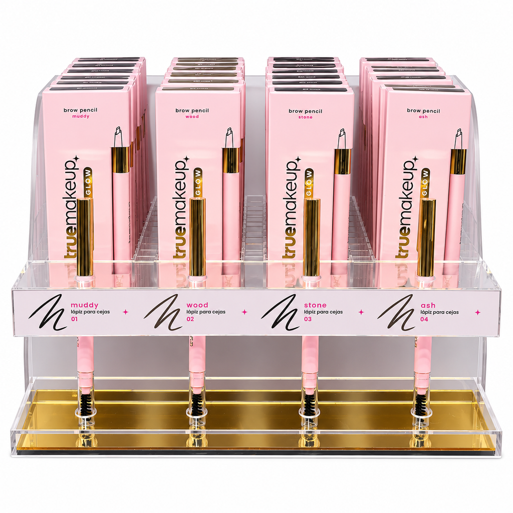 EXHIBIDOR LAPIZ RETRACTIL PARA CEJAS | TRUE MAKEUP