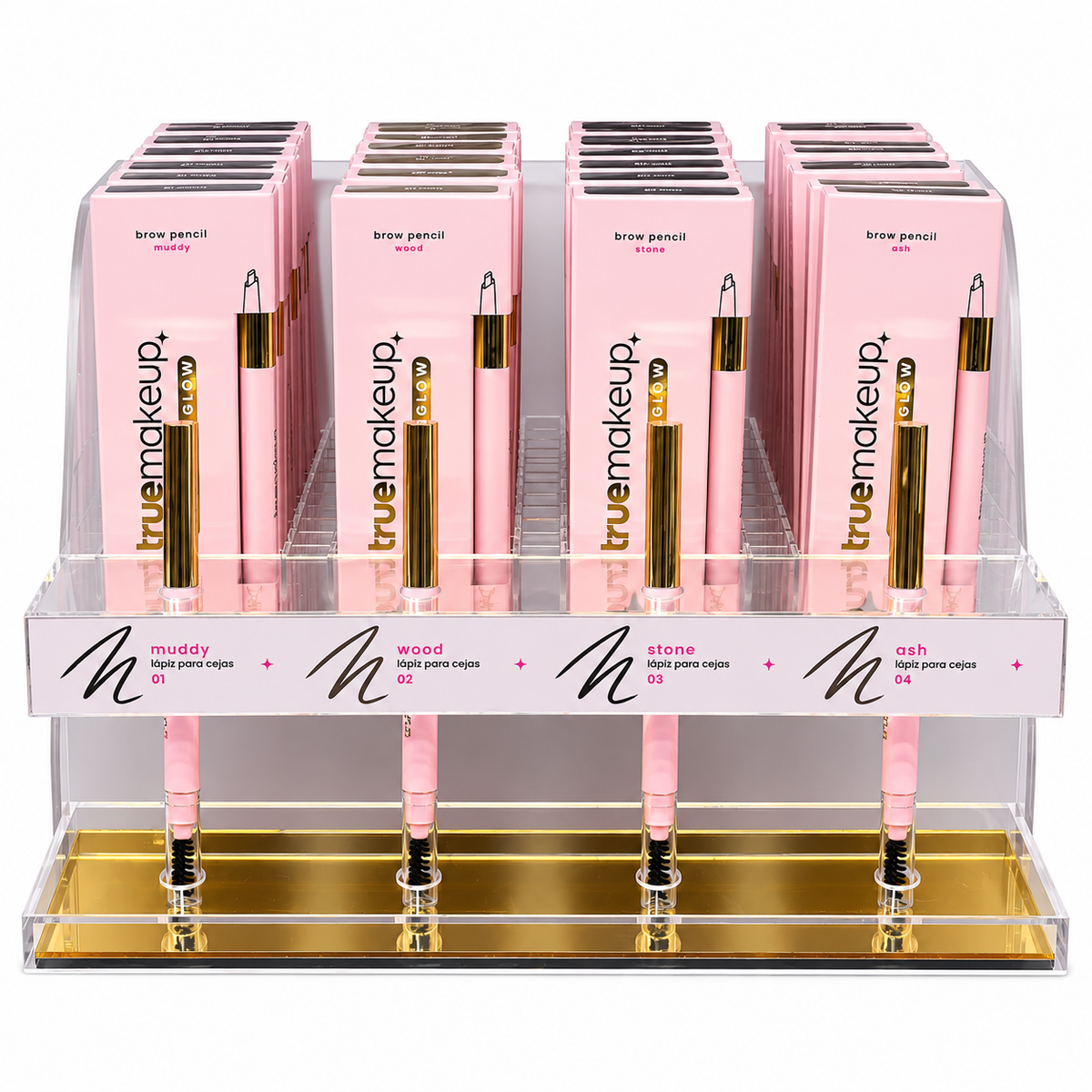 EXHIBIDOR LAPIZ RETRACTIL PARA CEJAS | TRUE MAKEUP