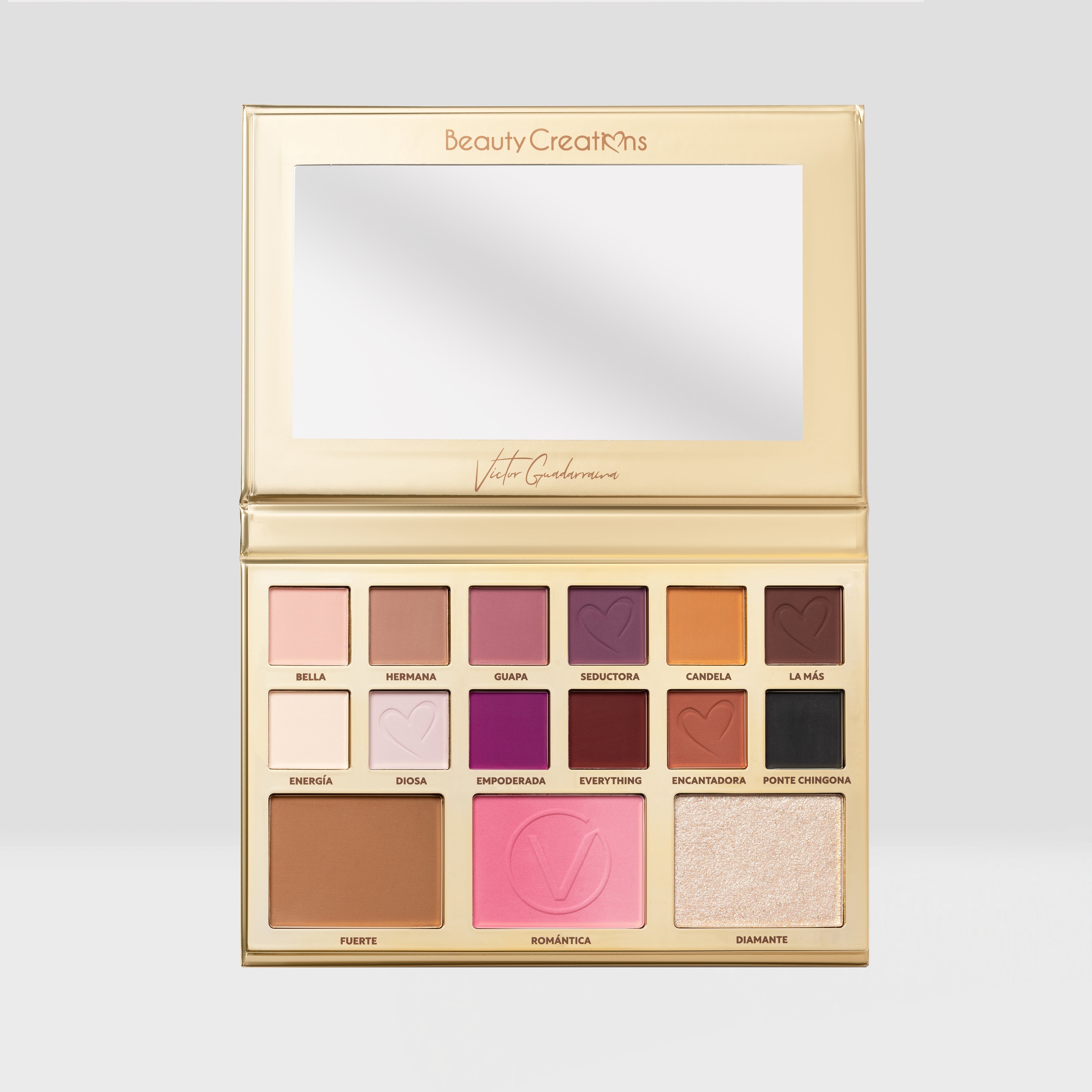 Victor Guadarrama X Beauty Creations - Paleta De Rostro Y Sombras - Yo Soy