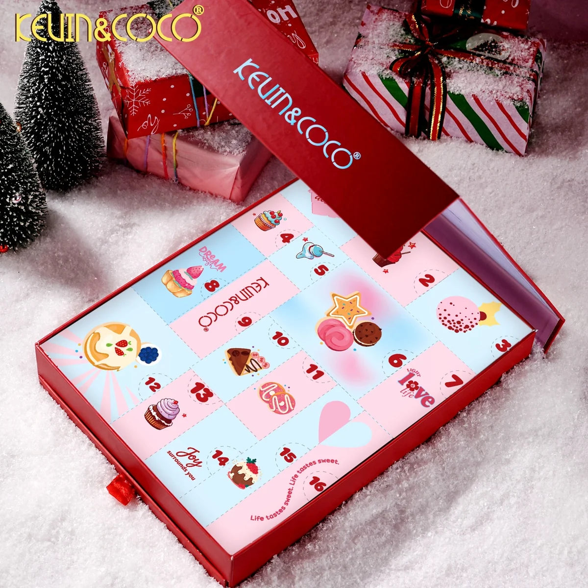 Calendario de Adviento de Maquillaje Face-Merry Christmas | KEVIN & COCO