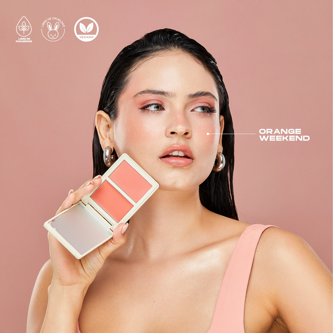 RUBOR EN DÚO ALLURE CREMA Y POLVO COMPACTO | ATENEA