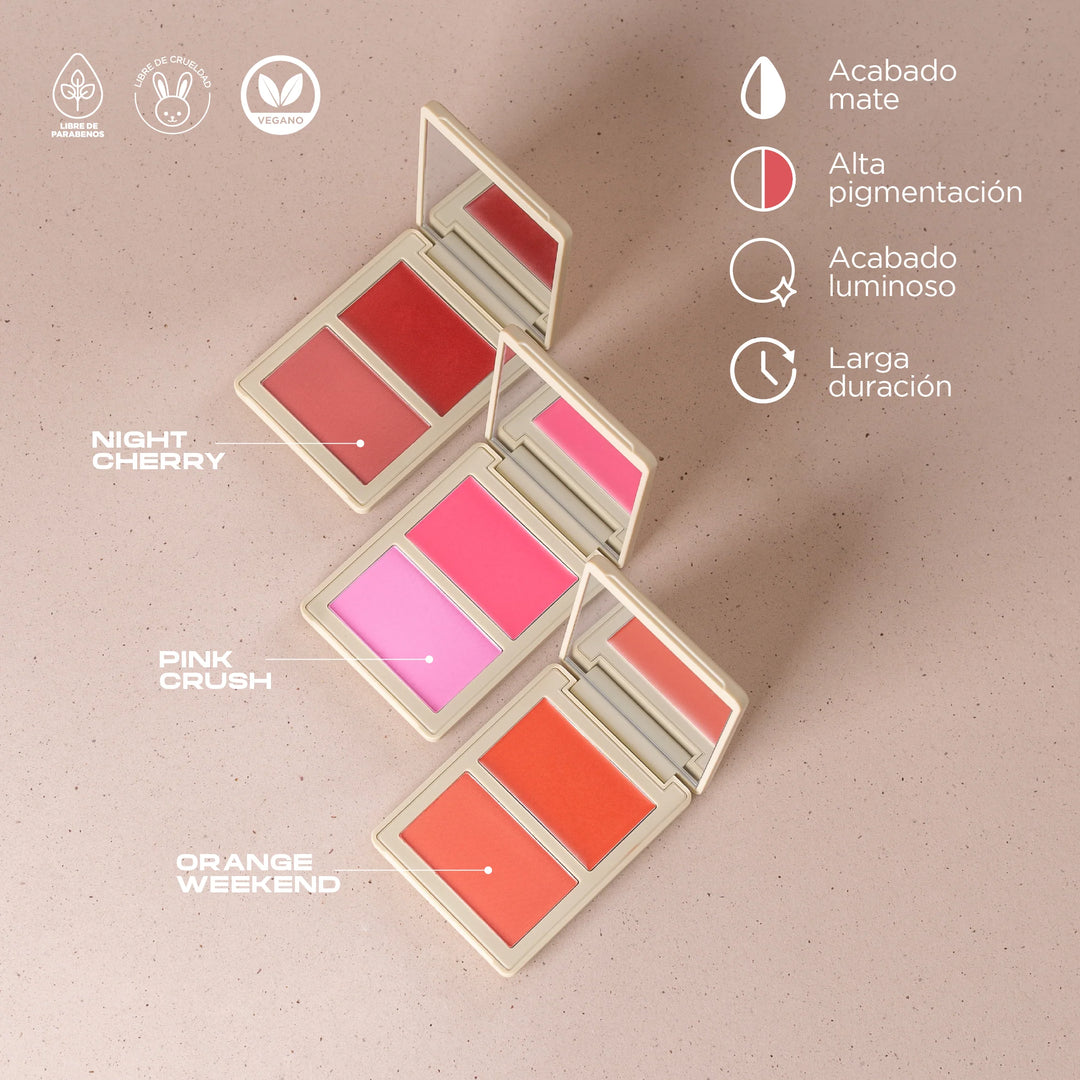 RUBOR EN DÚO ALLURE CREMA Y POLVO COMPACTO | ATENEA