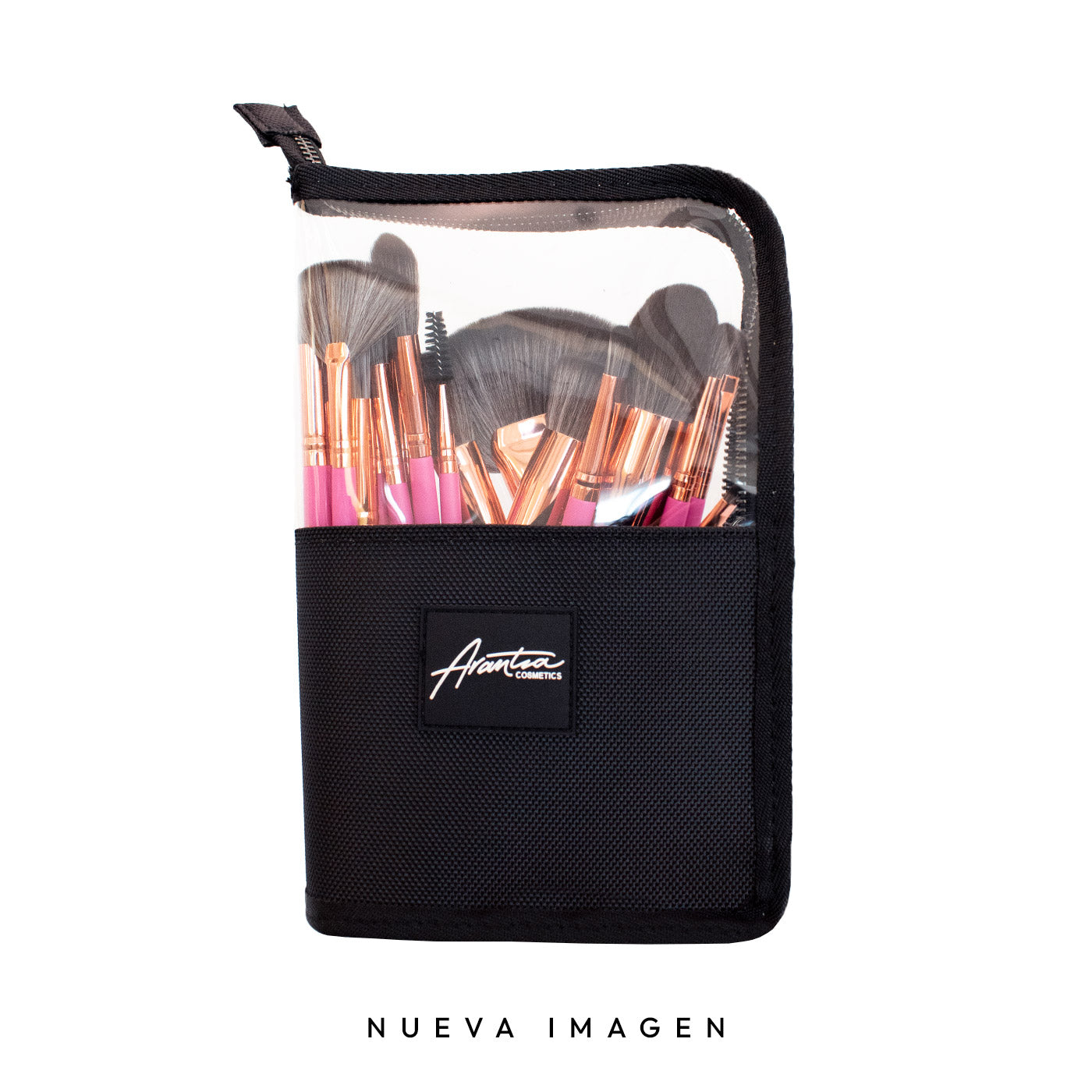 BRONZED PINK Set 24 Brochas con Estuche | Arantza Cosmetics