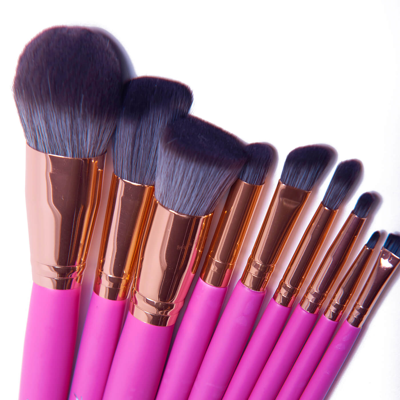 BRONZED PINK Set 24 Brochas con Estuche | Arantza Cosmetics