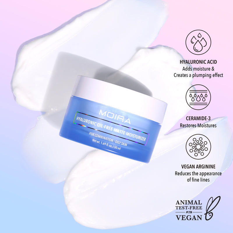 HYALURONIC OIL FREE MATTE MOISTURIZER - MOIRA COSMETICS