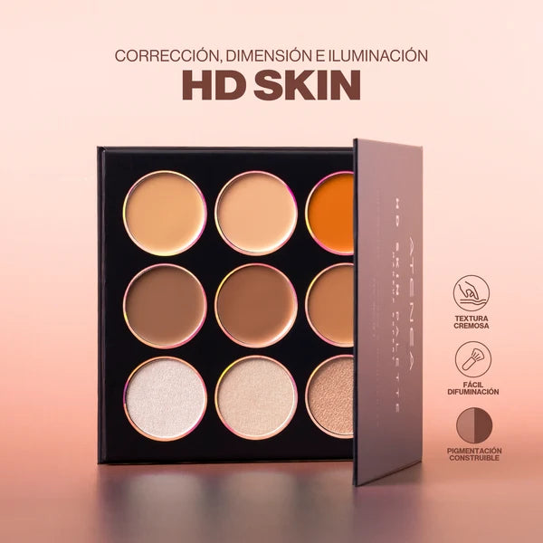 PALETA HD SKIN - MAKEUP EXPERT - ATENEA