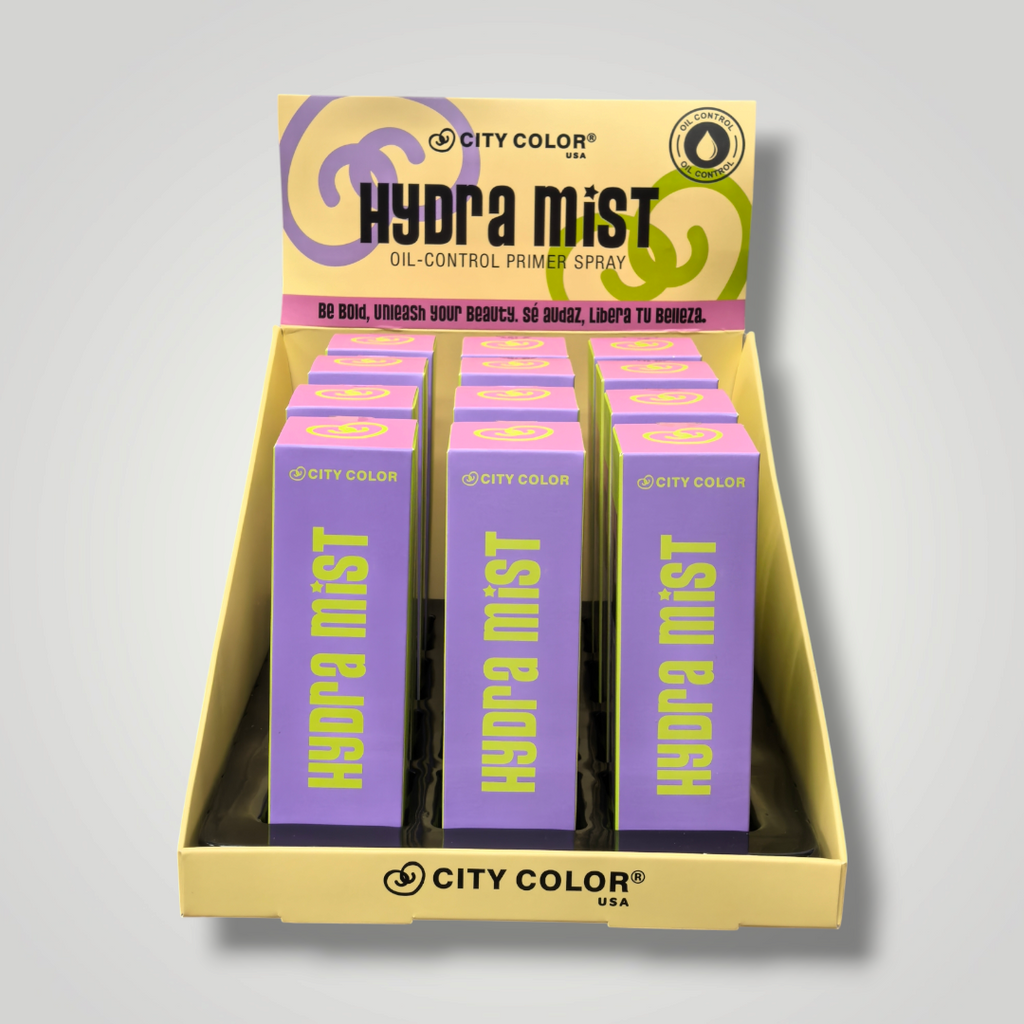 Hydra Mist Oil-Control Primer Spray Display | City Color
