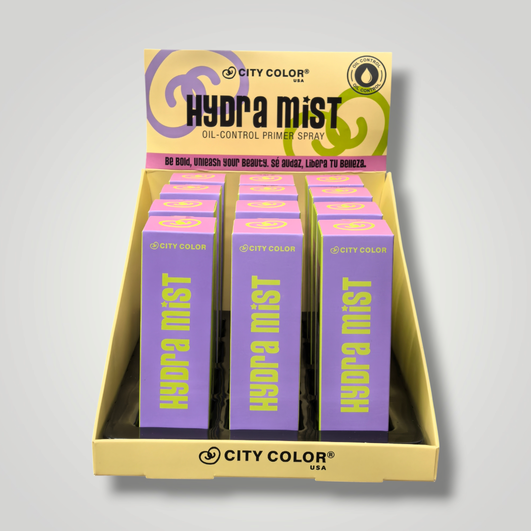 Hydra Mist Oil-Control Primer Spray Display | City Color