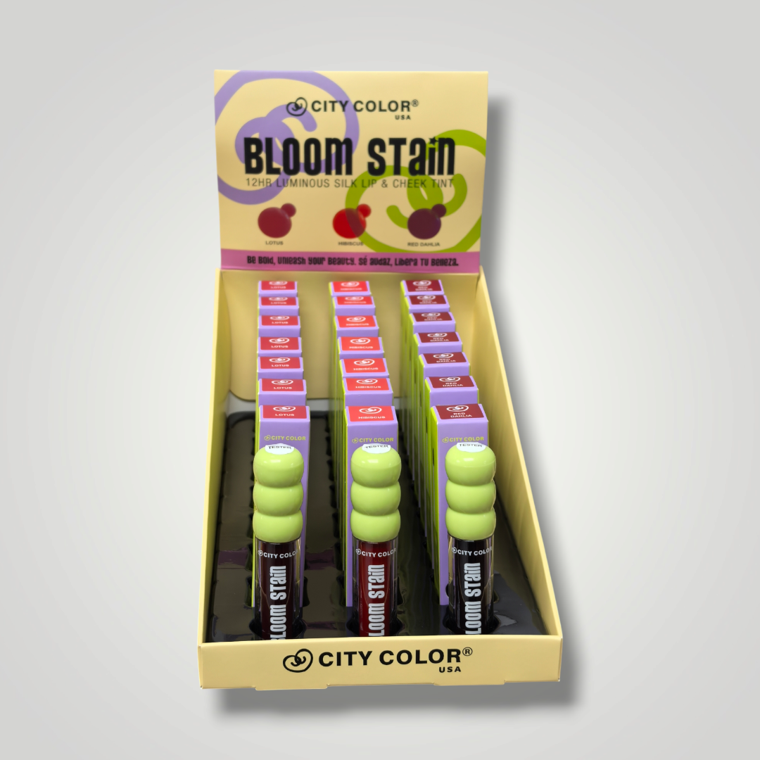 Bloom Stain Lip And Cheek Tint Display | City Color