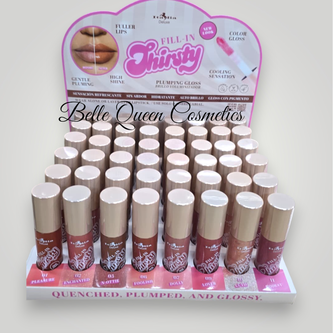 ***PREORDEN*** Fill In Thirsty  Colored Plumping Gloss - ITALIA DELUXE