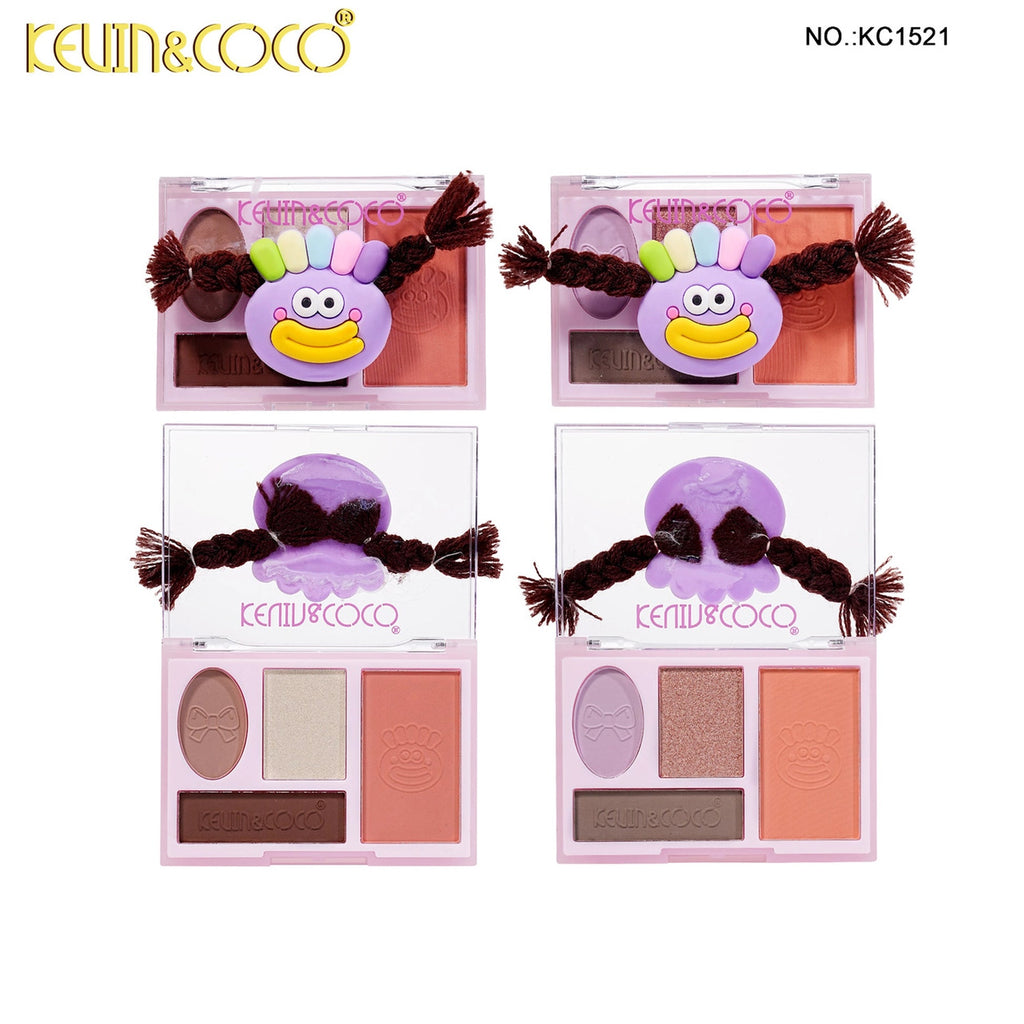 RAINBOW TWISTY BRAI PURPLE DISPLAY  - KEVIN & COCO