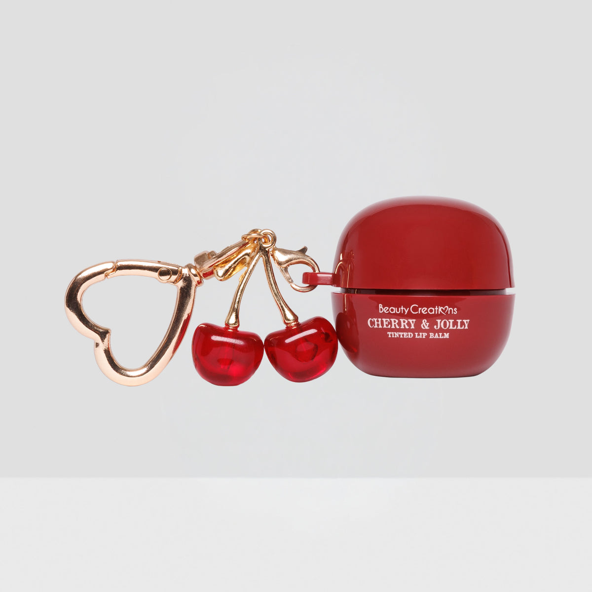 ***PREORDEN*** Beauty Creations XMAS - Llavero Balsamo Labial Con Color - Cherry & Jolly