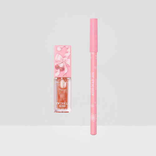 ***PREORDEN*** Beauty Creations XMAS - Dúo de aceite labial de lujo con color y lápiz labial de madera