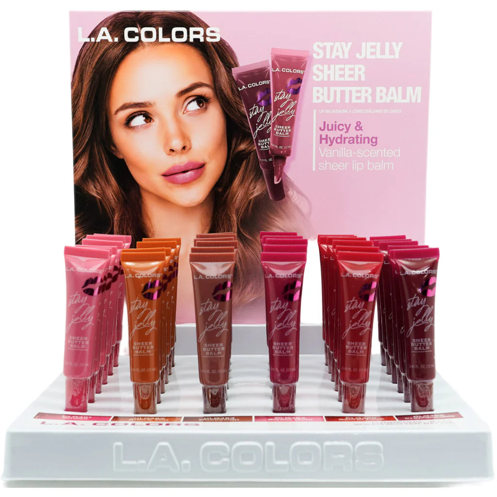 Bálsamo Butter Stay Jelly Sheer DISPLAY - L.A. Colors