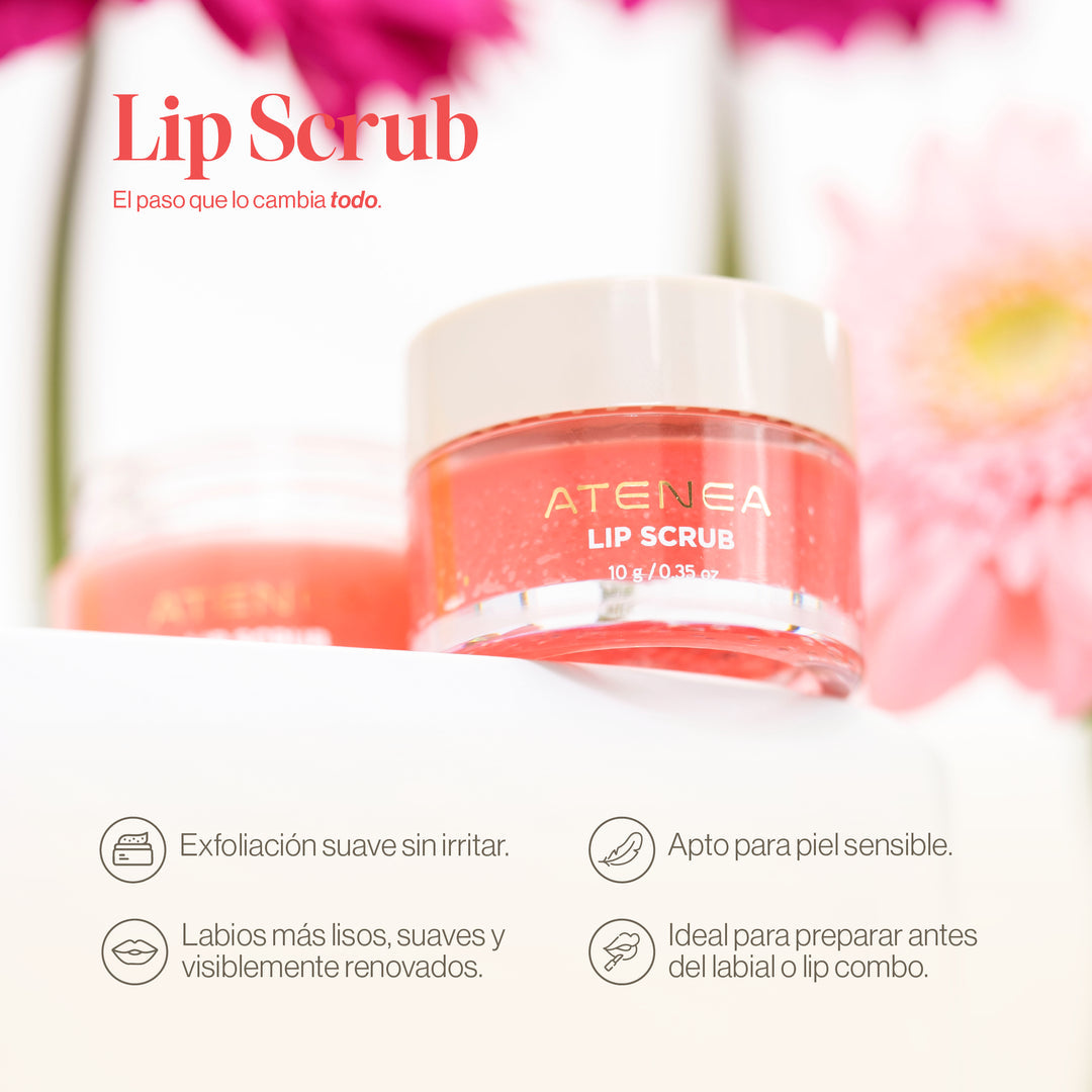 EXFOLIANTE PARA LABIOS | LIP SCRUB | ATENEA