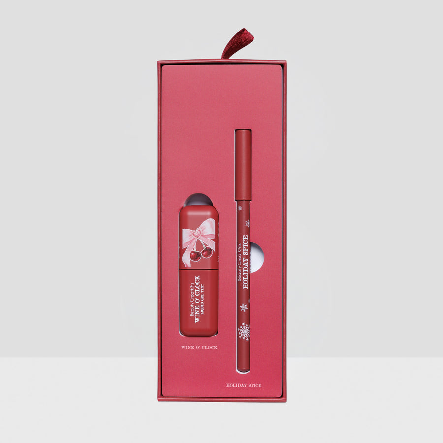 ***PREORDEN*** Beauty Creations XMAS - Tinta de Labios en Gel + Lápiz Delineador - Midnight Kiss