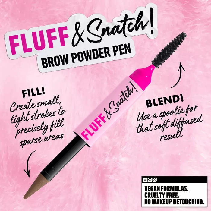 Fluff & Snatch Brow Powder Pen | NYX