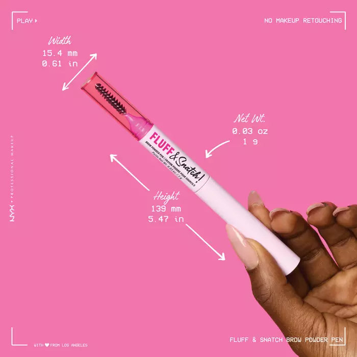 Fluff & Snatch Brow Powder Pen | NYX