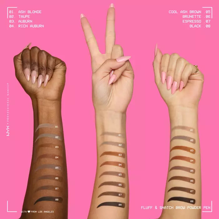 Fluff & Snatch Brow Powder Pen | NYX