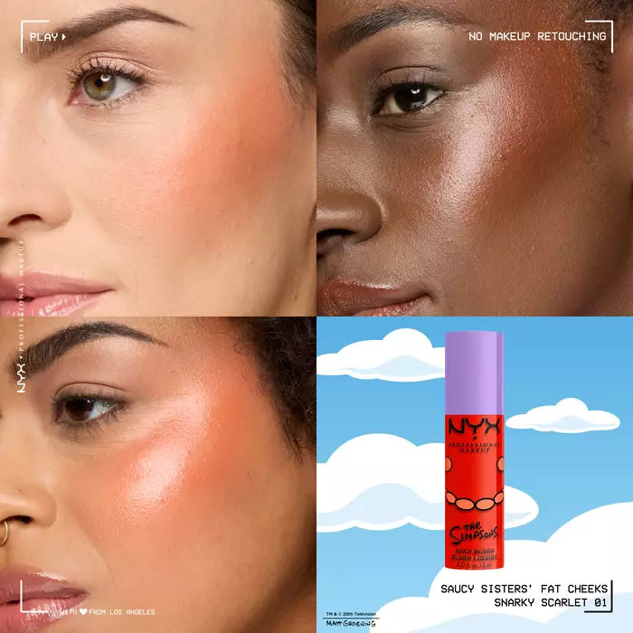 Saucy Sisters' Fat Cheeks Blush | NYX