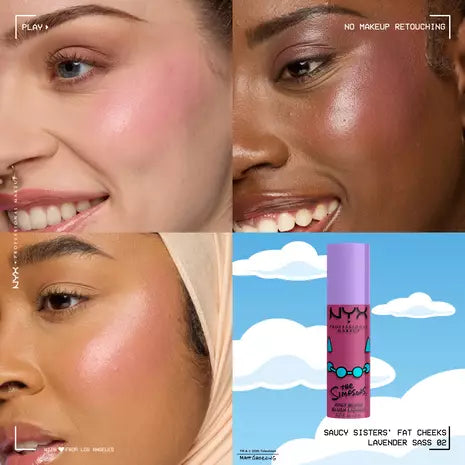 Saucy Sisters' Fat Cheeks Blush | NYX