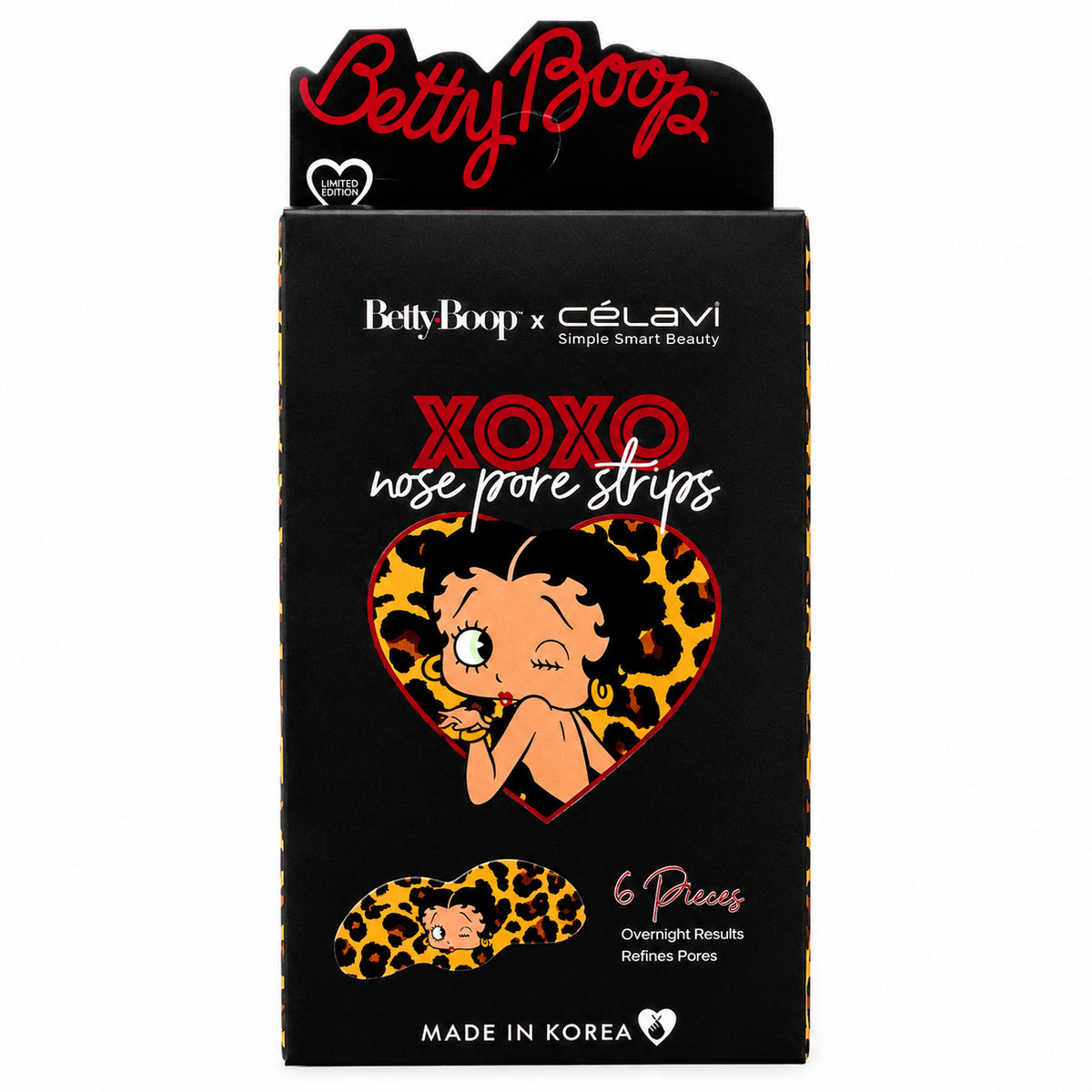 Betty Boop - XOXO Nose Pore Strips | CELAVI