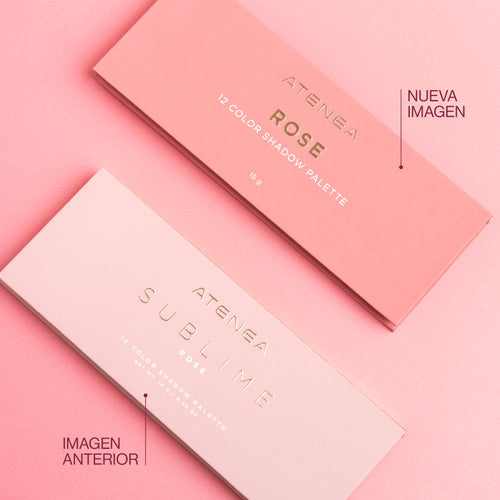 PALETA DE SOMBRAS ROSE SUBLIME - ATENEA