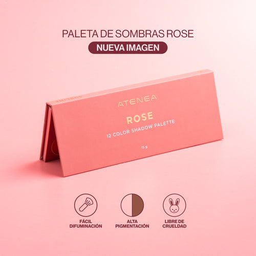 PALETA DE SOMBRAS ROSE SUBLIME - ATENEA