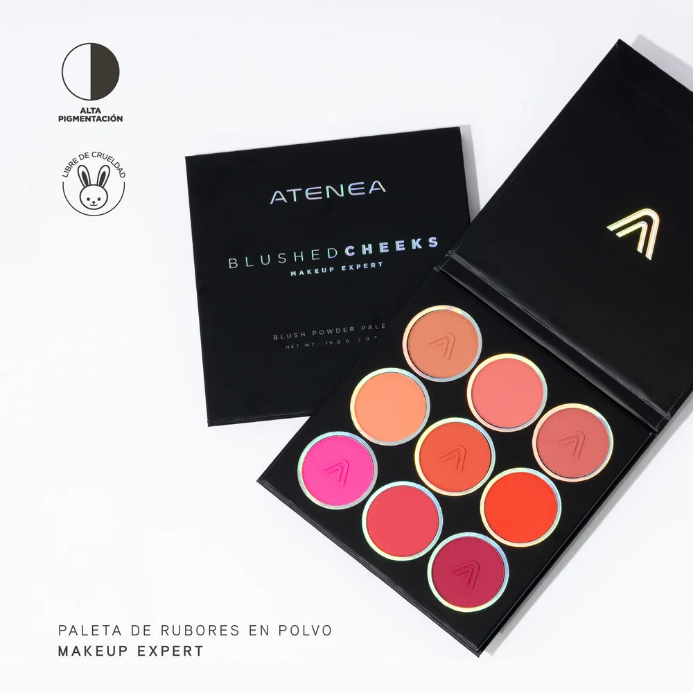 PALETA DE RUBORES BLUSHED CHEEKS | ATENEA