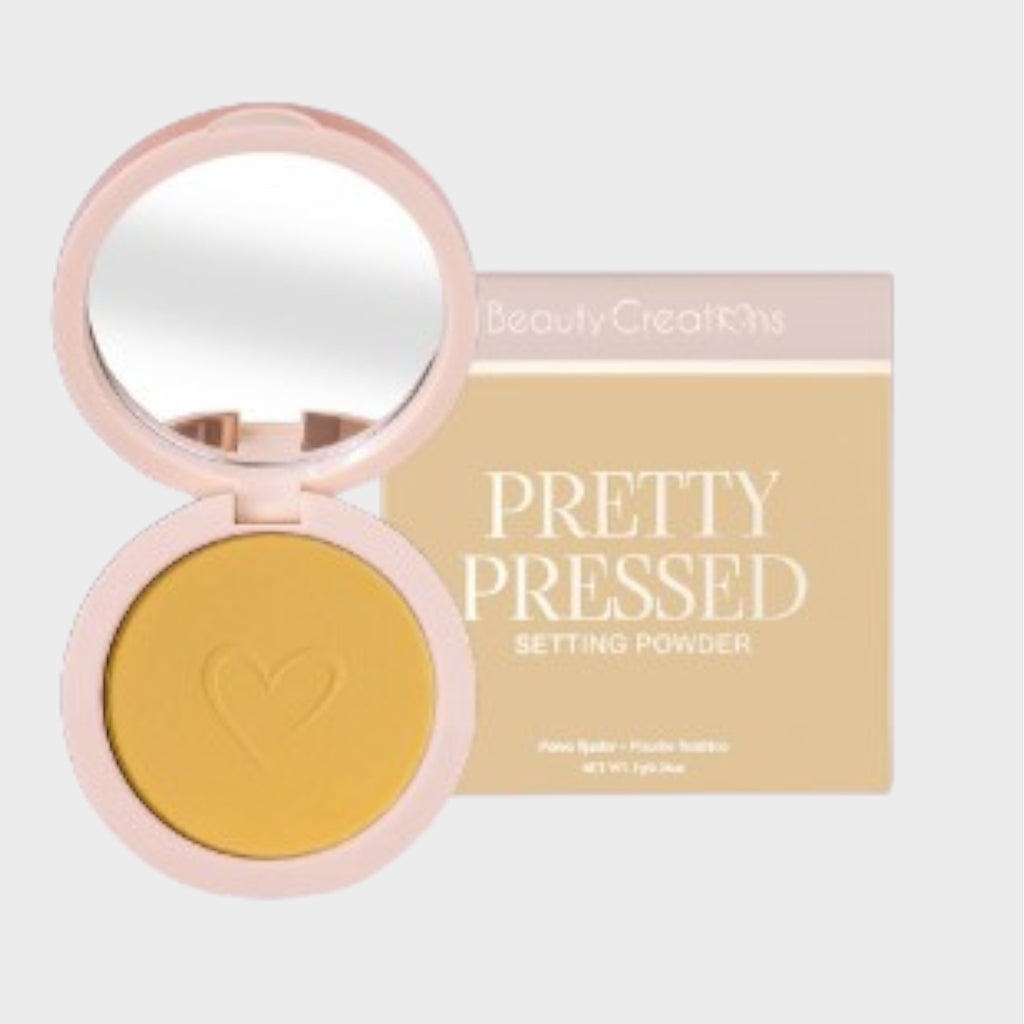 Pretty Pressed Powder Compact PRETTY PRESSED POWDER - POLVO FIJADOR COMPACTO | BEAUTY CREATIONS ...