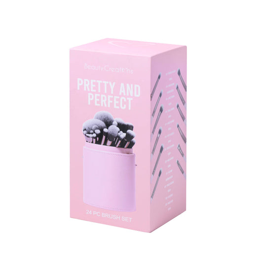 PRETTY AND PERFECT 24 PC BRUSH SET - BEAUTY CREATIONS