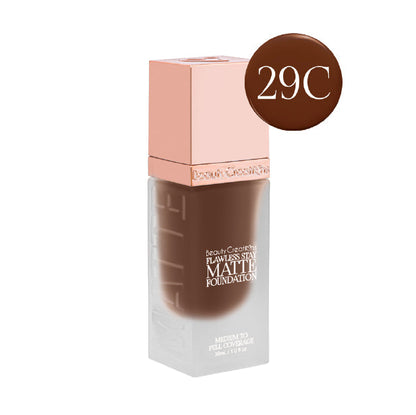 FLAWLESS STAY MATTE - BASE LIQUIDA MATTE | BEAUTY CREATIONS