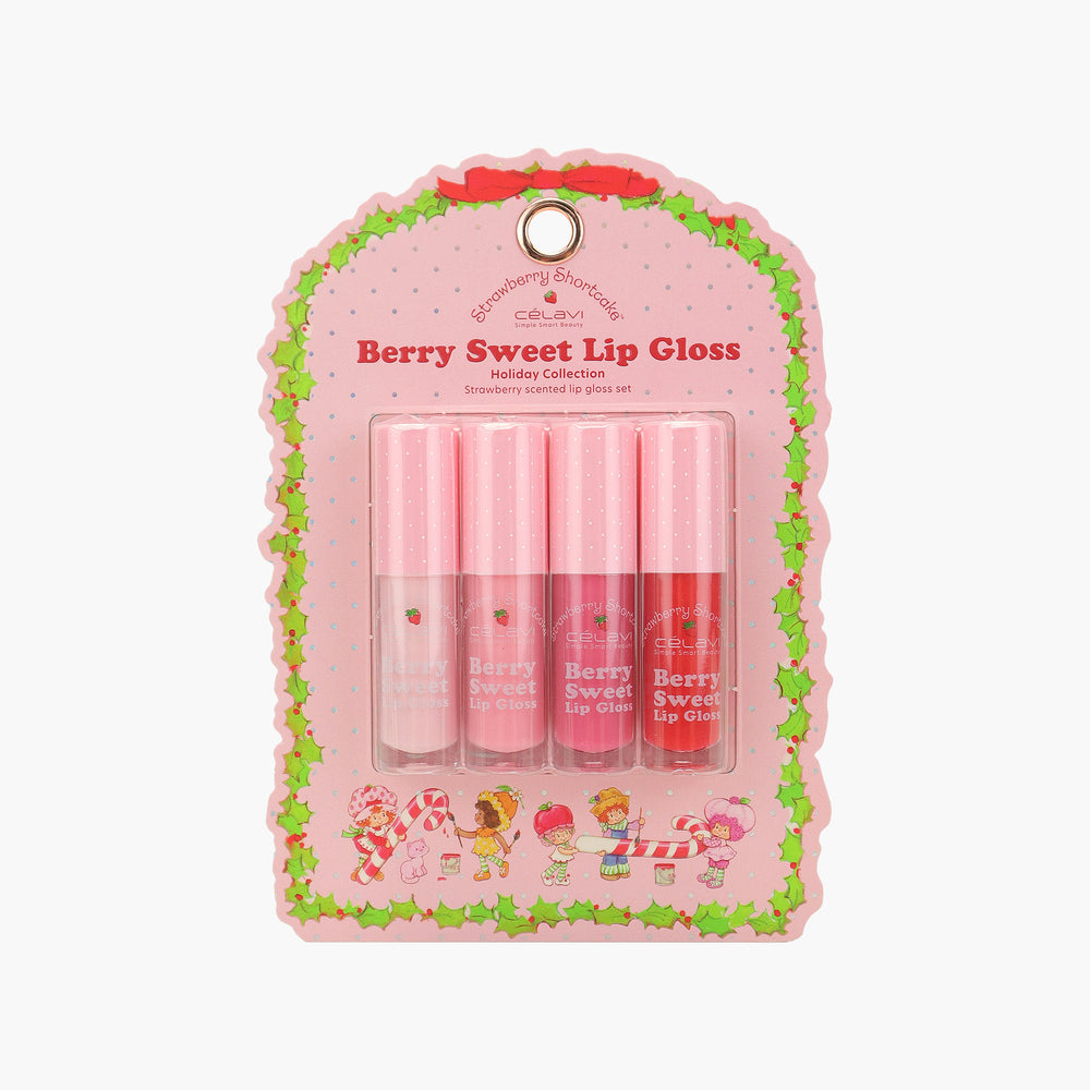 SET DE 4 BRILLOS DE LABIOS STRAWBERRY SHORTCAKE | CELAVI