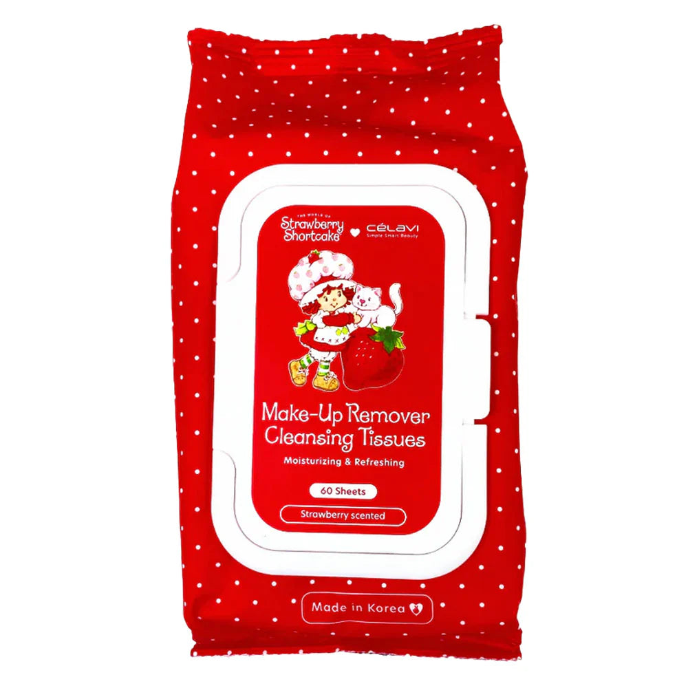 STRAWBERRY TOALLITAS DESMAQUILLANTES | CELAVI