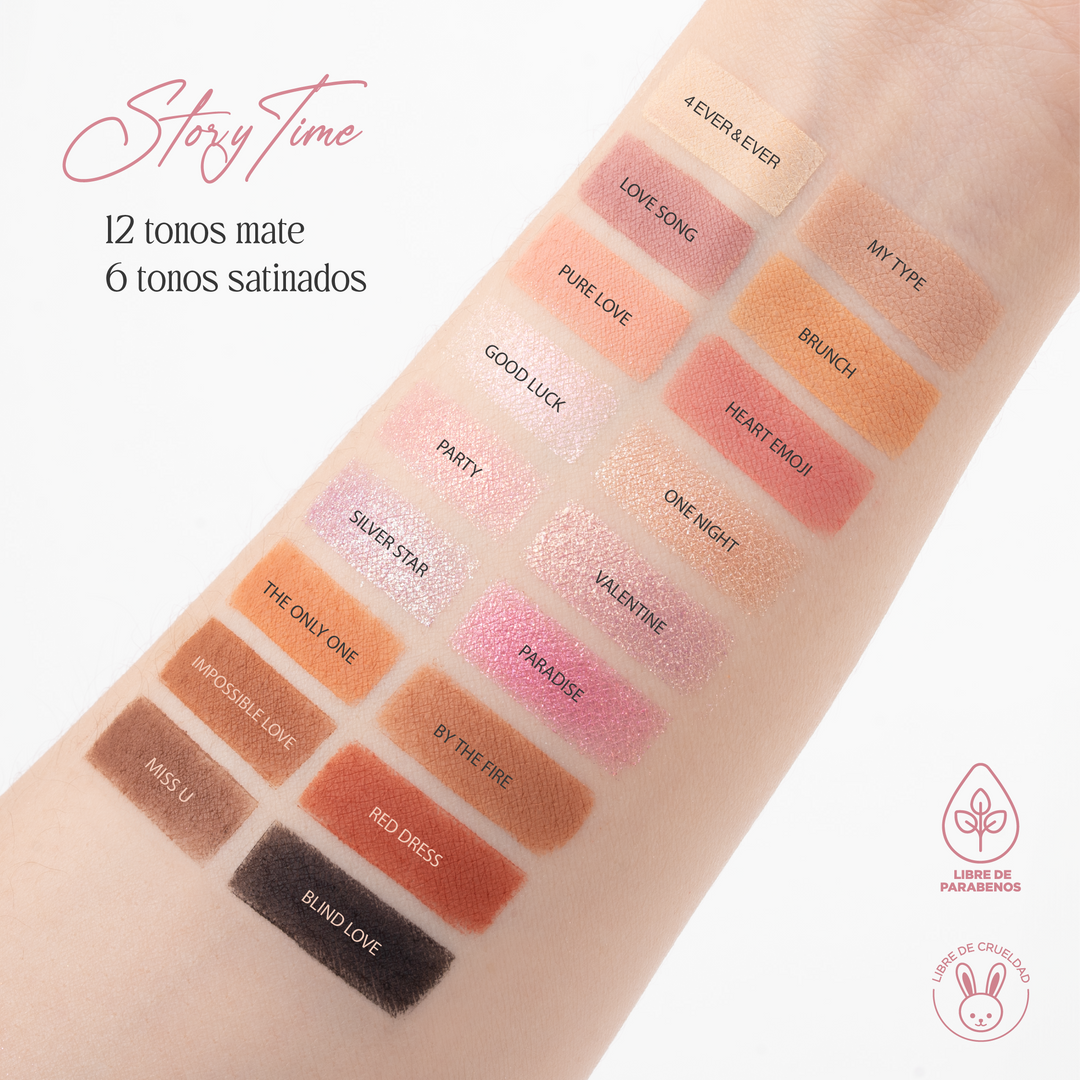 PALETA DE SOMBRAS STORYTIME | ATENEA