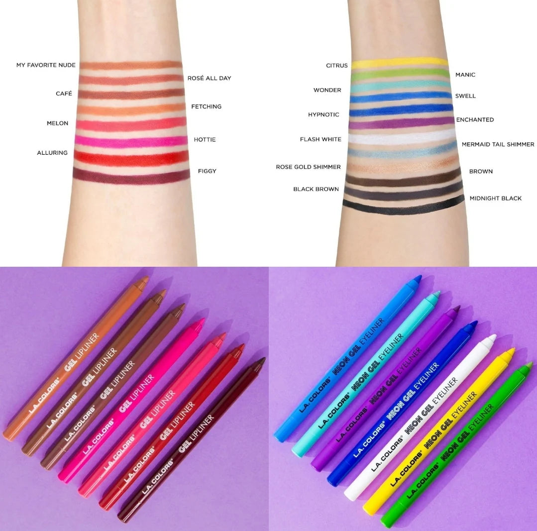 GEL EYELINER DELINEADOR DE OJOS - LA COLORS