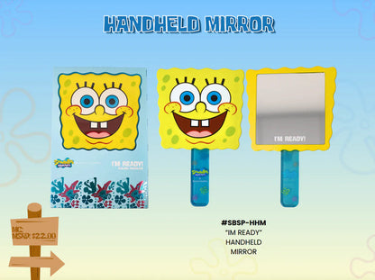 beauty Creations x Spongebob Squarepants "I'm Ready" Mirror- Espejo Bob Esponja | Beauty Creations