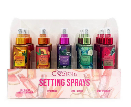 SETTING SPRAY DISPLAY - FIJADOR SPRAY DISPLAY | BEAUTY CREATIONS