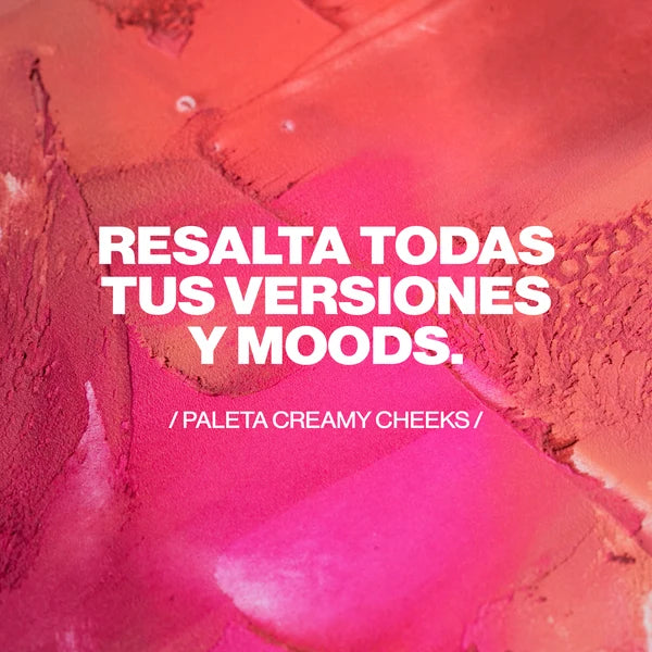 PALETA CREAMY CHEEKS - MAKEUP EXPERT - ATENEA