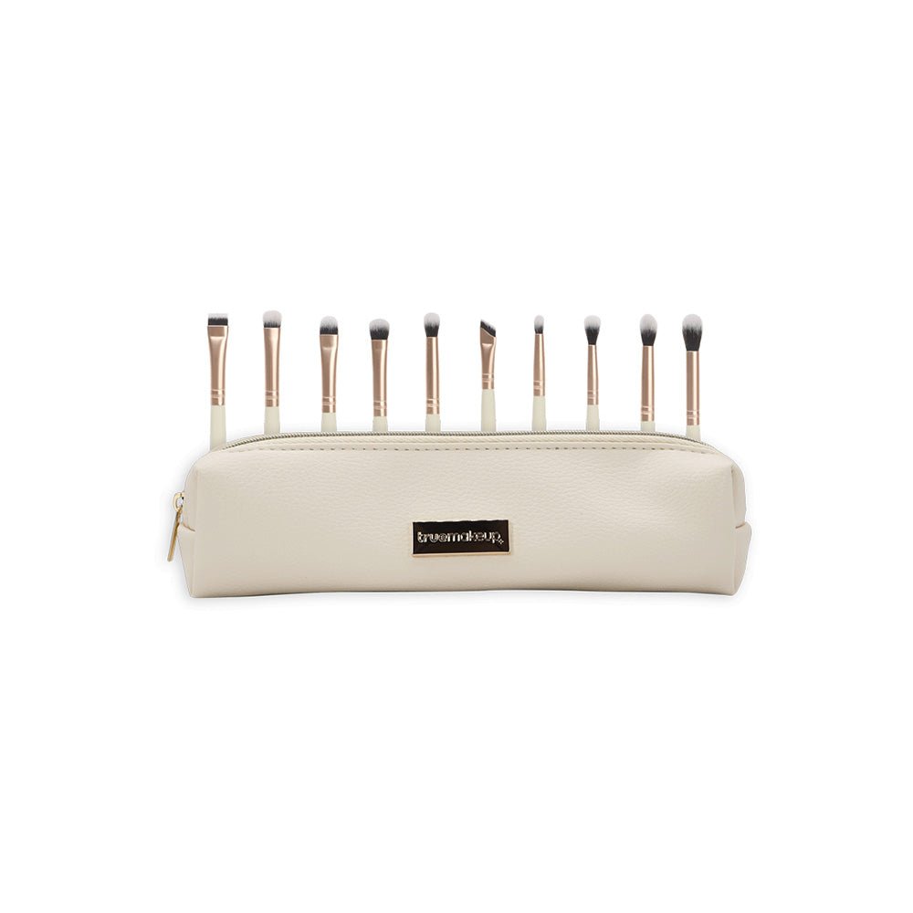 Set de 10 Brochas Para Ojos - TRUE MAKEUP