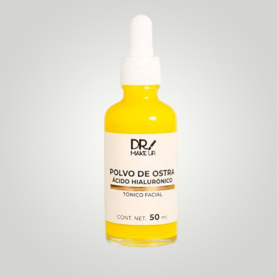 Tónico Facial Con Polvo De Ostra Y Ácido Hialurónico | Dr. Makeup