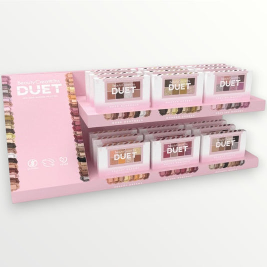Display DUET Paletas de Sombras | Beauty Creations